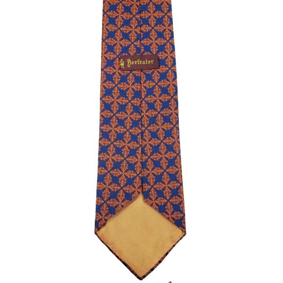 Beefeater Tie Necktie Wide 1970s Retro Boho Bohemian Classic Hippie Vintage - Picture 4 of 4